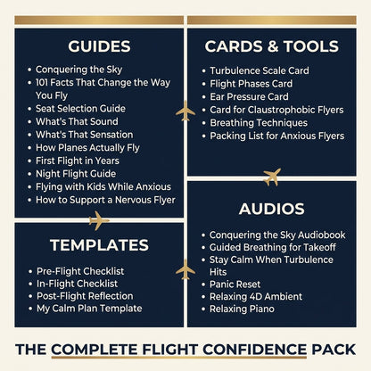 The Complete Flight Confidence Pack - Everything to face your fear of flying